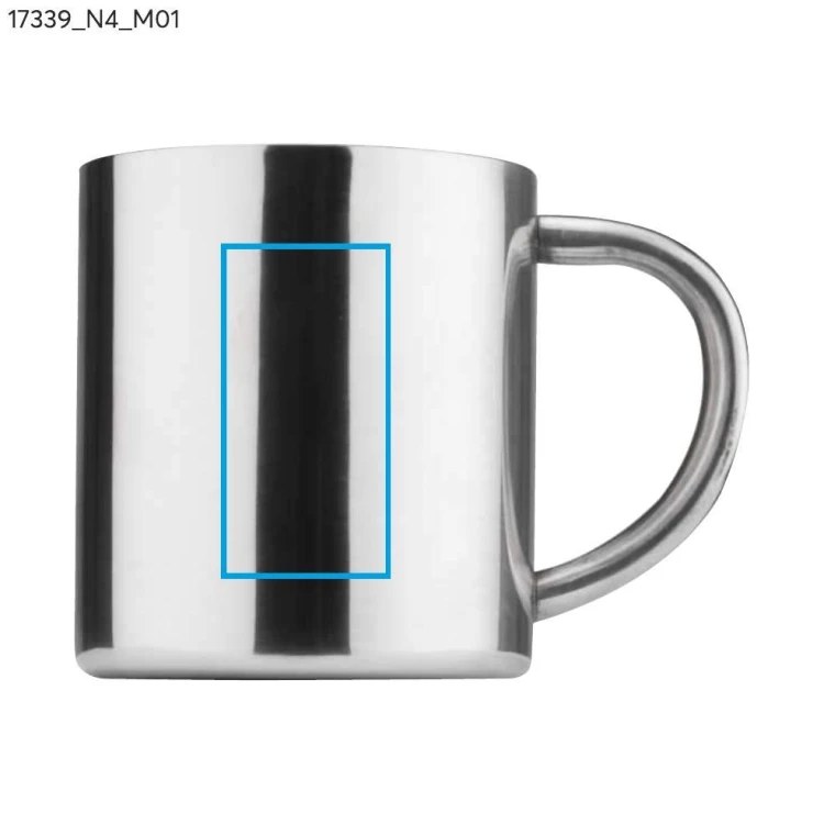 Kubek SALO 210 ml srebrny