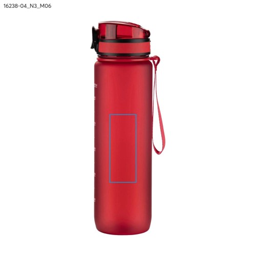 Bidon motywacyjny 1000 ml MOTIVA czerwony