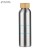 Butelka aluminiowa LIAM 600 ml srebrny z logo