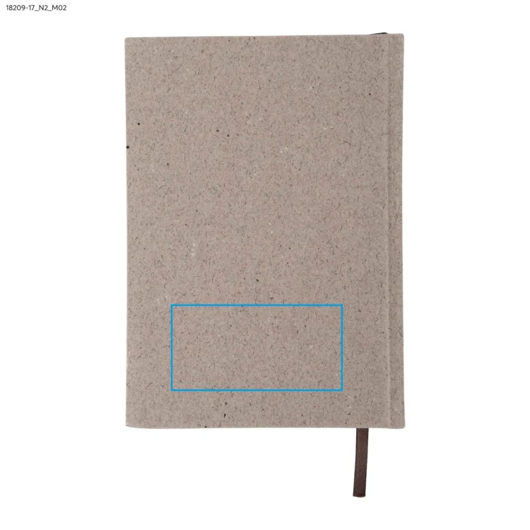 Notes TEO A5 beżowy (naturalny) z logo