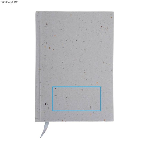 Notes KOFE A5 popielaty (szary) z logo
