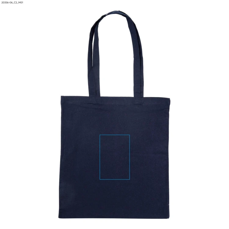 Torba bawełniana GRIS 140 g granatowy z logo