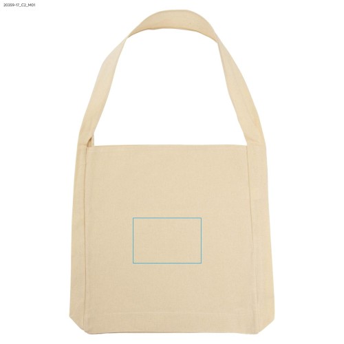 Torba bawełniana ARPO 220 g beżowy (naturalny) z logo