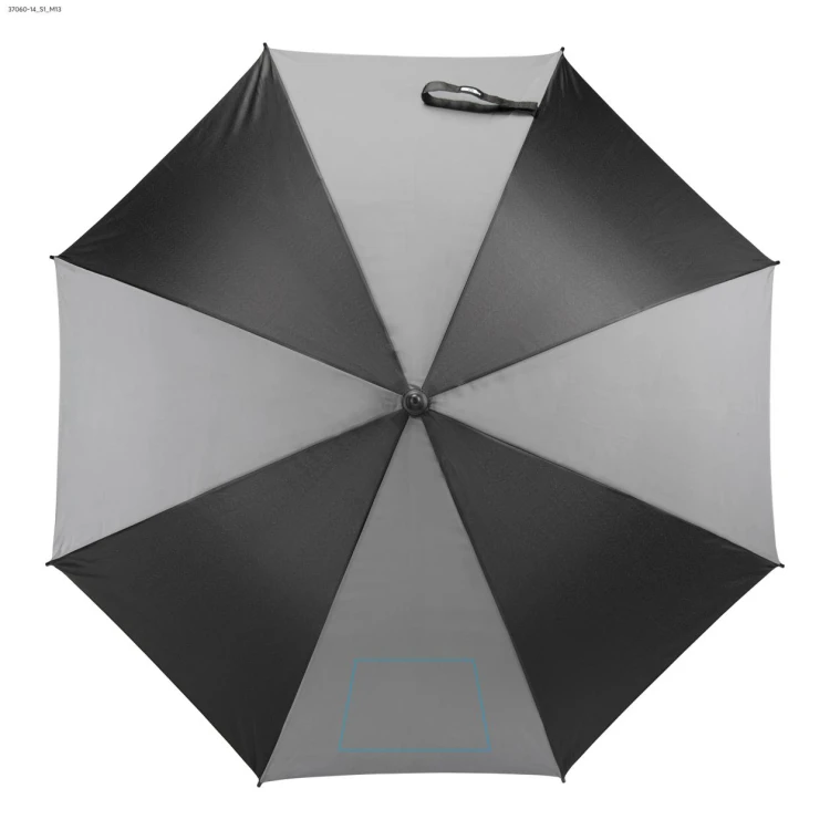 Parasol ISTA popielaty (szary) z logo