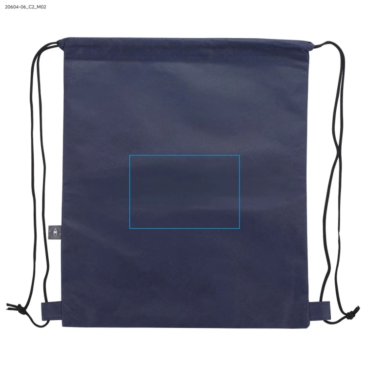 Worek rPET GARTY granatowy
