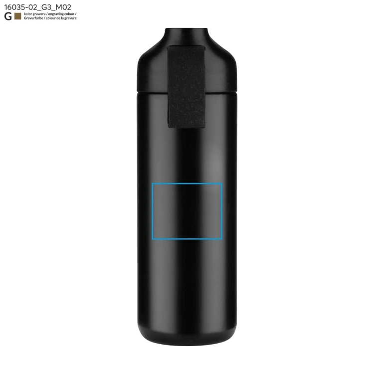 Butelka termiczna ELSA 600 ml czarny