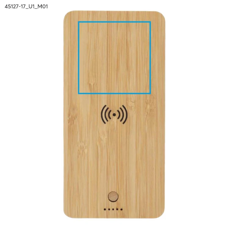 Power bank BORRA 10000 mAh beżowy (naturalny)