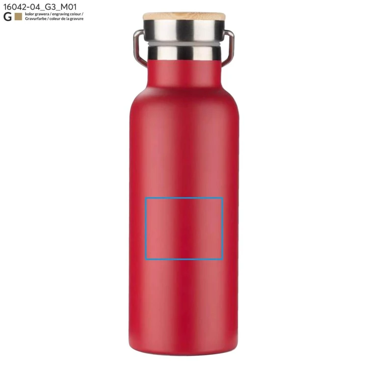 Butelka termiczna KAAN 500 ml czerwony