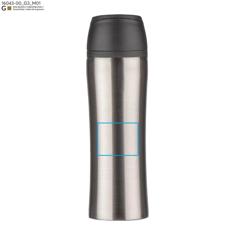 Kubek termiczny MIKE 450 ml srebrny