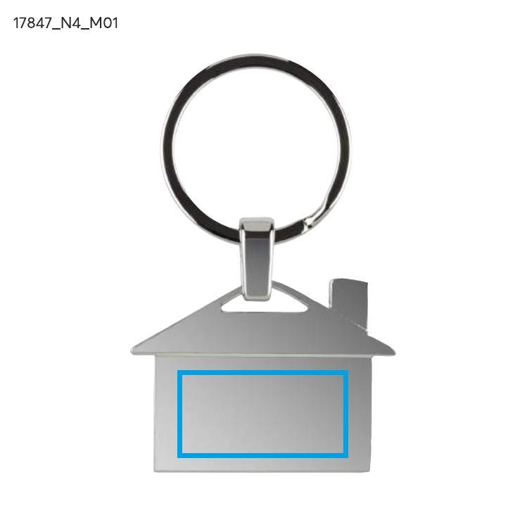 Brelok CASA srebrny