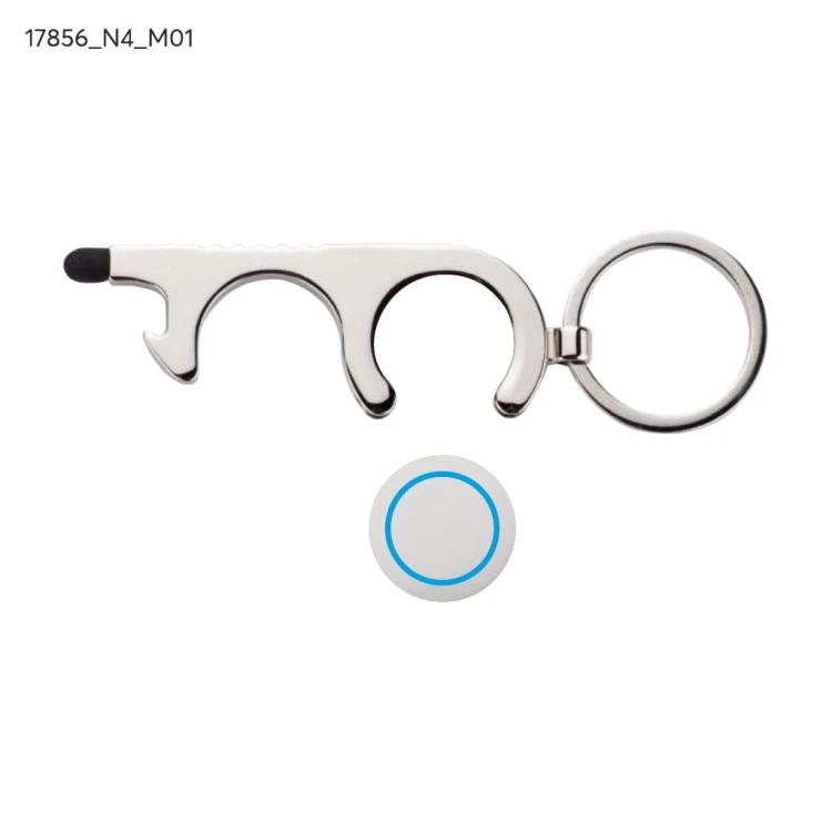 Brelok anti-touch TUS srebrny