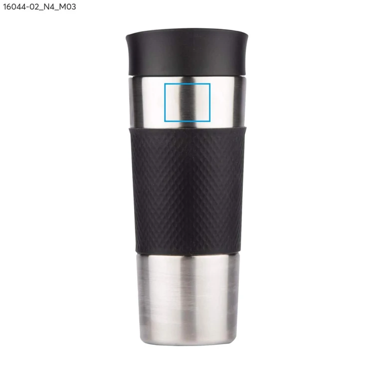 Kubek termiczny RONDE 420 ml czarny