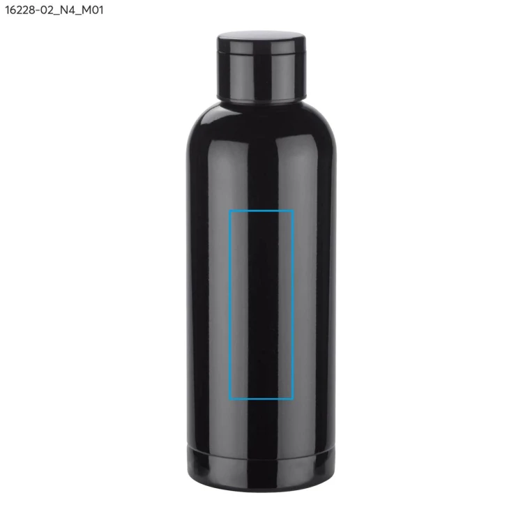 Butelka termiczna z termometrem CELIKA 500 ml czarny
