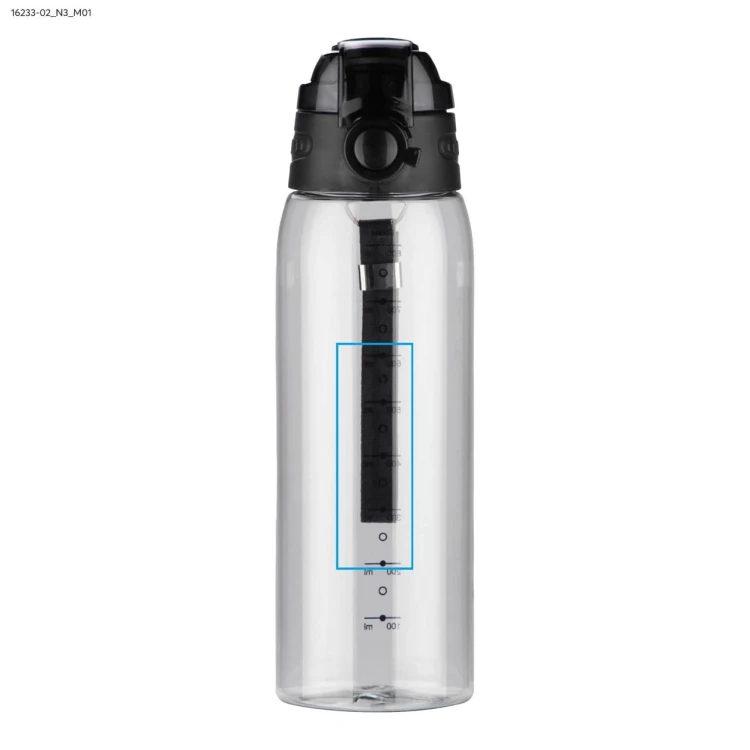 Bidon z miarką 900 ml KOLTER czarny