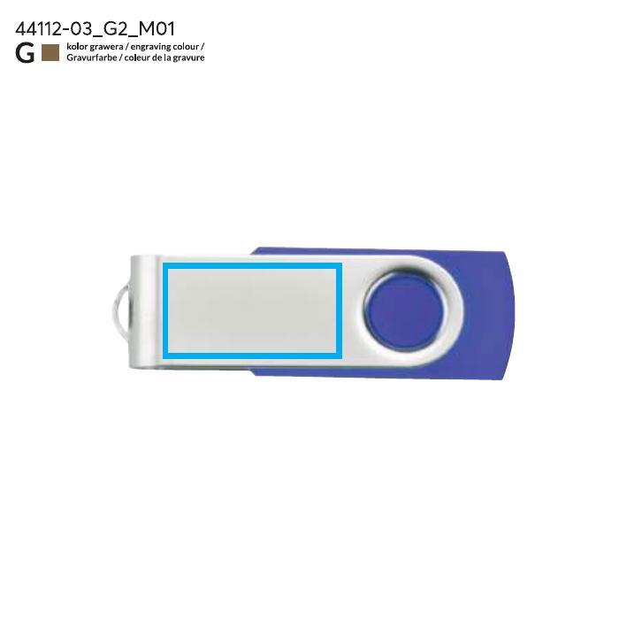 Pamięć USB 3.0 TWISTER 16 GB niebieski