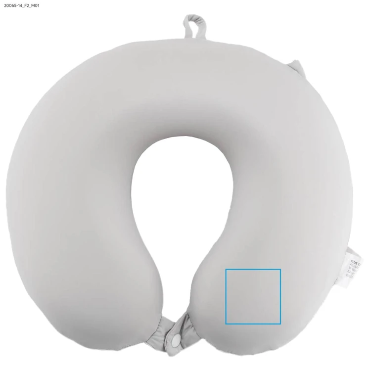 Poduszka podróżna w etui OPI szary z logo
