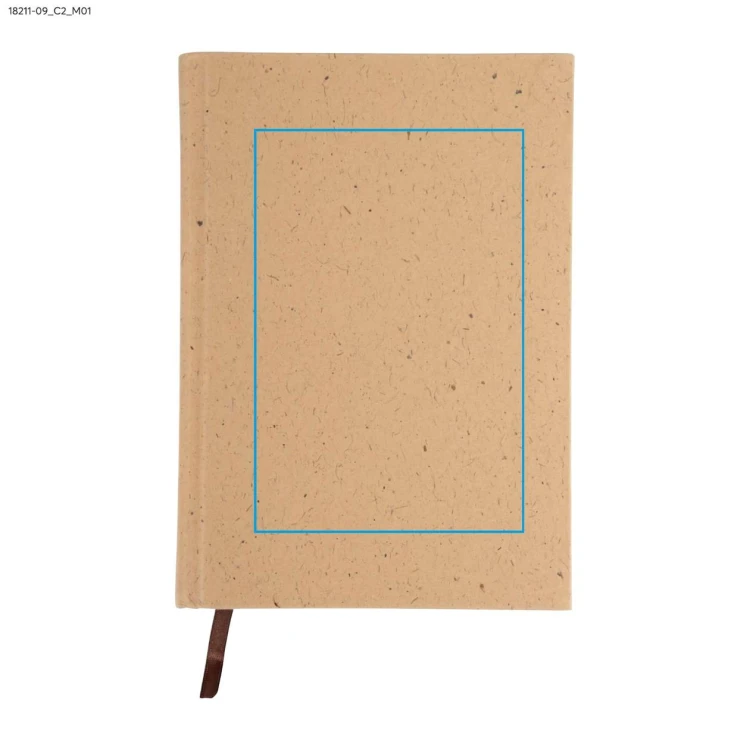 Notes COCO A5 brązowy z logo