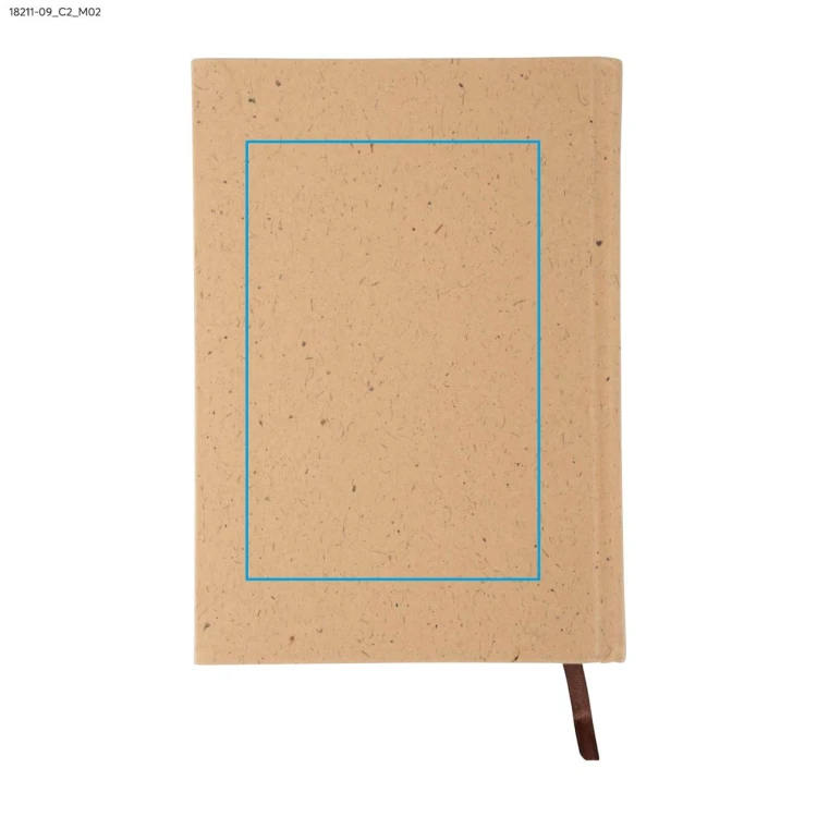 Notes COCO A5 brązowy z logo
