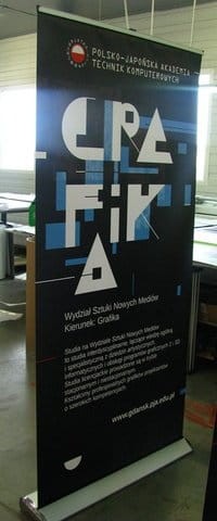 Rollup Delta Lite 150 x 200 cm stojak reklamowy rozwijany z opcją wydruku