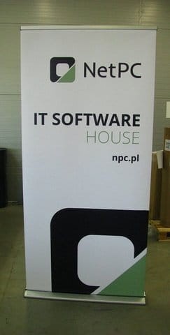 Rollup Delta Lite Classic 100 x 200 cm stojak reklamowy rozwijany z wydrukiem