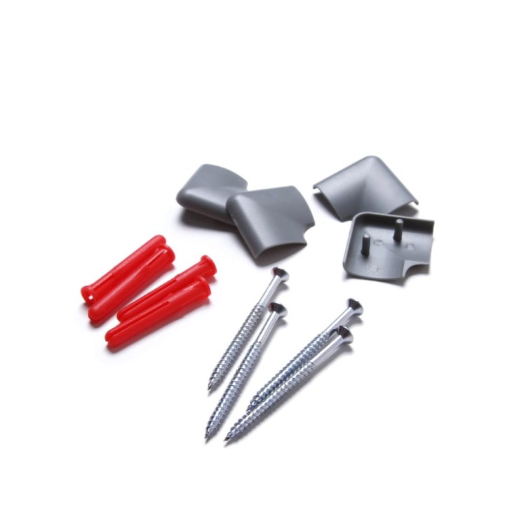 Zestaw montażowy - Magnetyczna tablica suchościeralna SCRITTO® Economy 120 x 90 cm tablica suchościeralna magnetyczna do urzędu szkoły biura do pisania markerem pisakiem flamastrem suchościeralnym