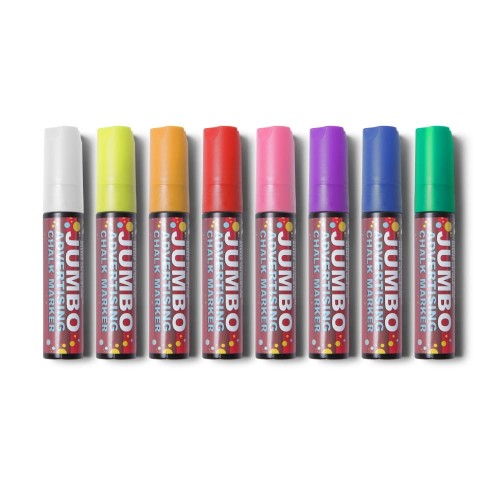 Wszystkie dostępne kolory - Marker kredowy 15 mm Fioletowy pisak kredowy kreda w płynie do tablic kredowych