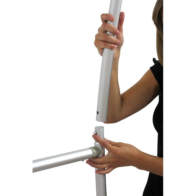 Ścianka reklamowa Tekstylna Łukowa Wertykalna 6,1m