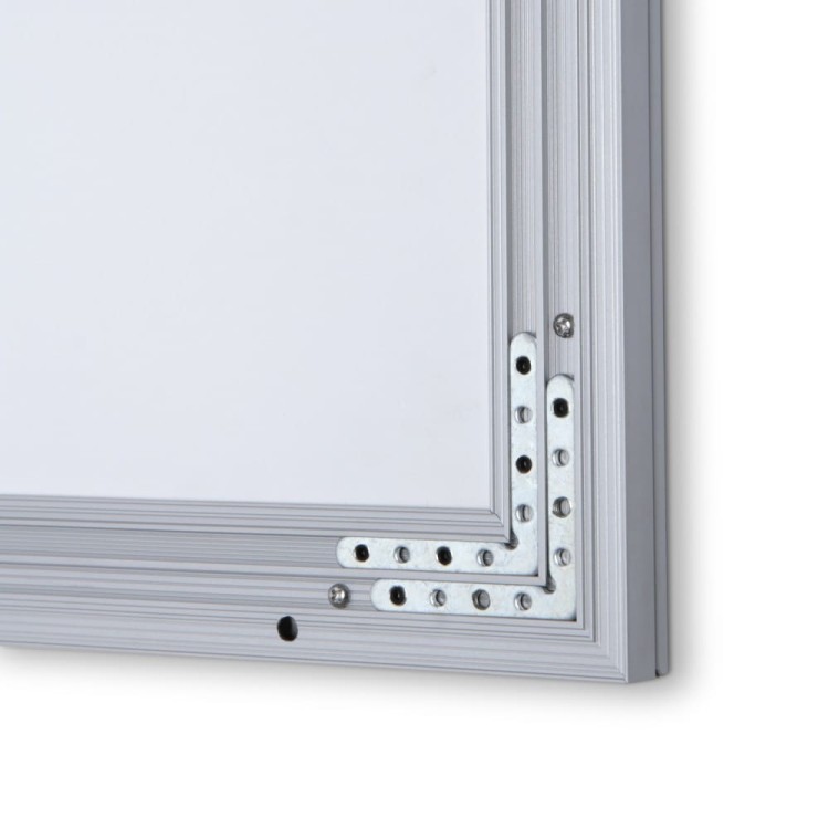 Detal - Ramka LED podświetlana PLED Economy A2 (42,0 x 59,4 cm) rama na plakat zdjęcia obraz zatrzaskowa OWZ podświetlana rama plakatowa wysokiej jakości