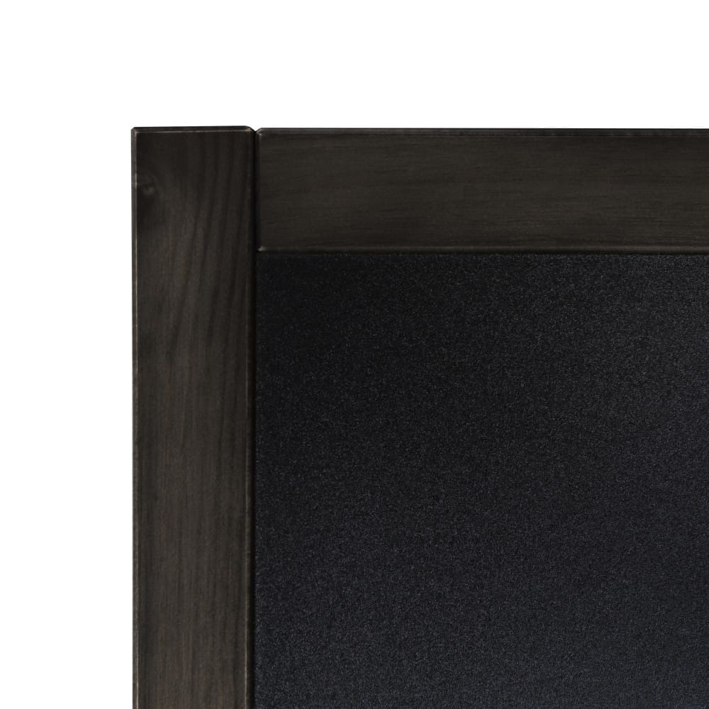 NATURE Classic Chalkboard  Black 60 x 80 cm, Wooden Chalkboard with a Black Surface for Writing with Chalk Markers