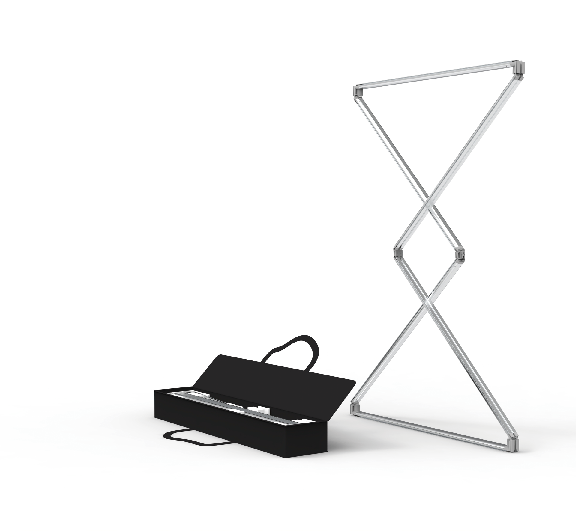 Stand prekonfigurowalny Express - Zestaw startowy 100x200 cm