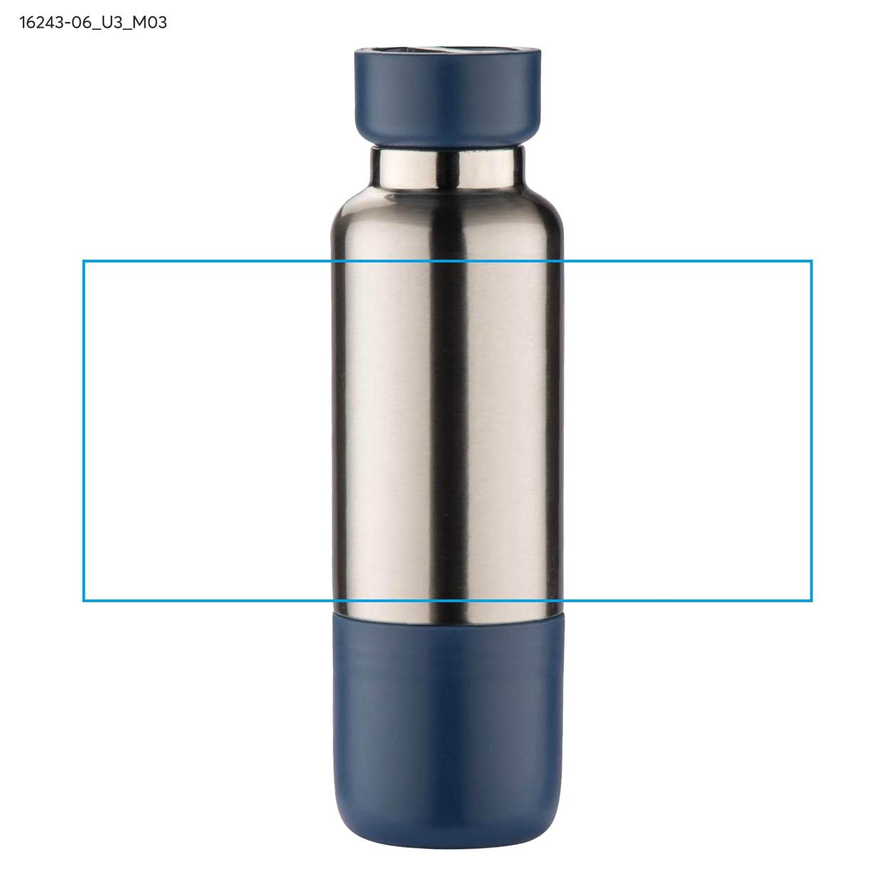 Butelka termiczna ze smyczką RON 500 ml granatowy