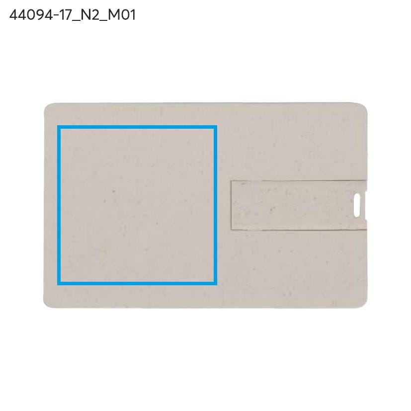 Pamięć USB KARTA ECO 64 GB biały