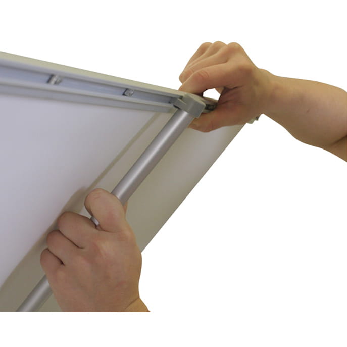 Orient Roll-up 80 x 200 cm rolled advertising stand with a printout