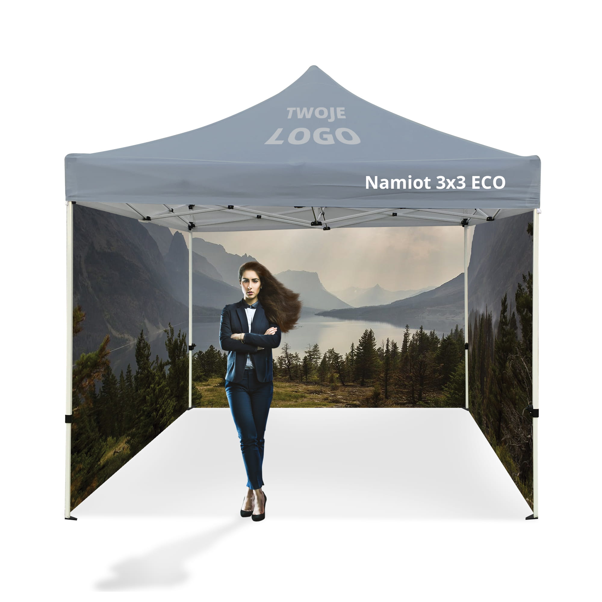 ECO Advertising Tent 3x3m with Individual Print