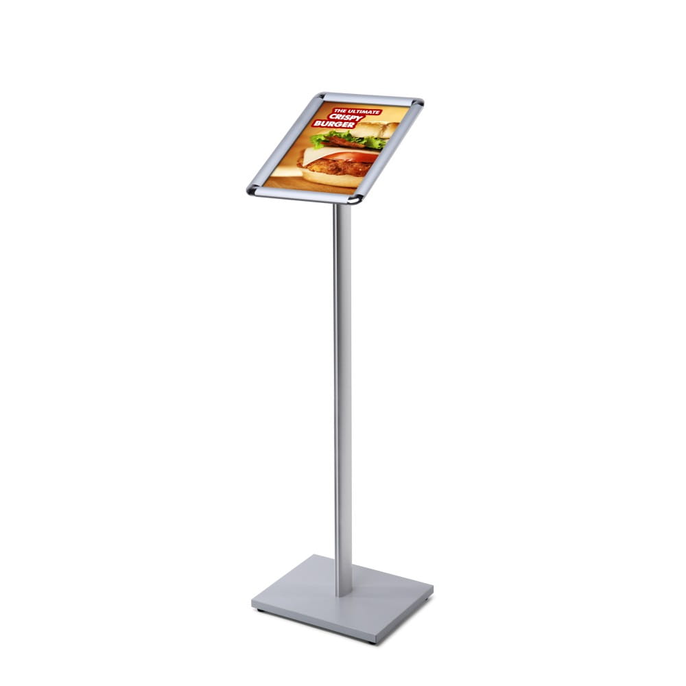 MBARD Menu Stand, A4 Frame Information Display Stand for Restaurant, Gastronomy, Hotel, Poster Stand, Menu Board with Rounded Corners