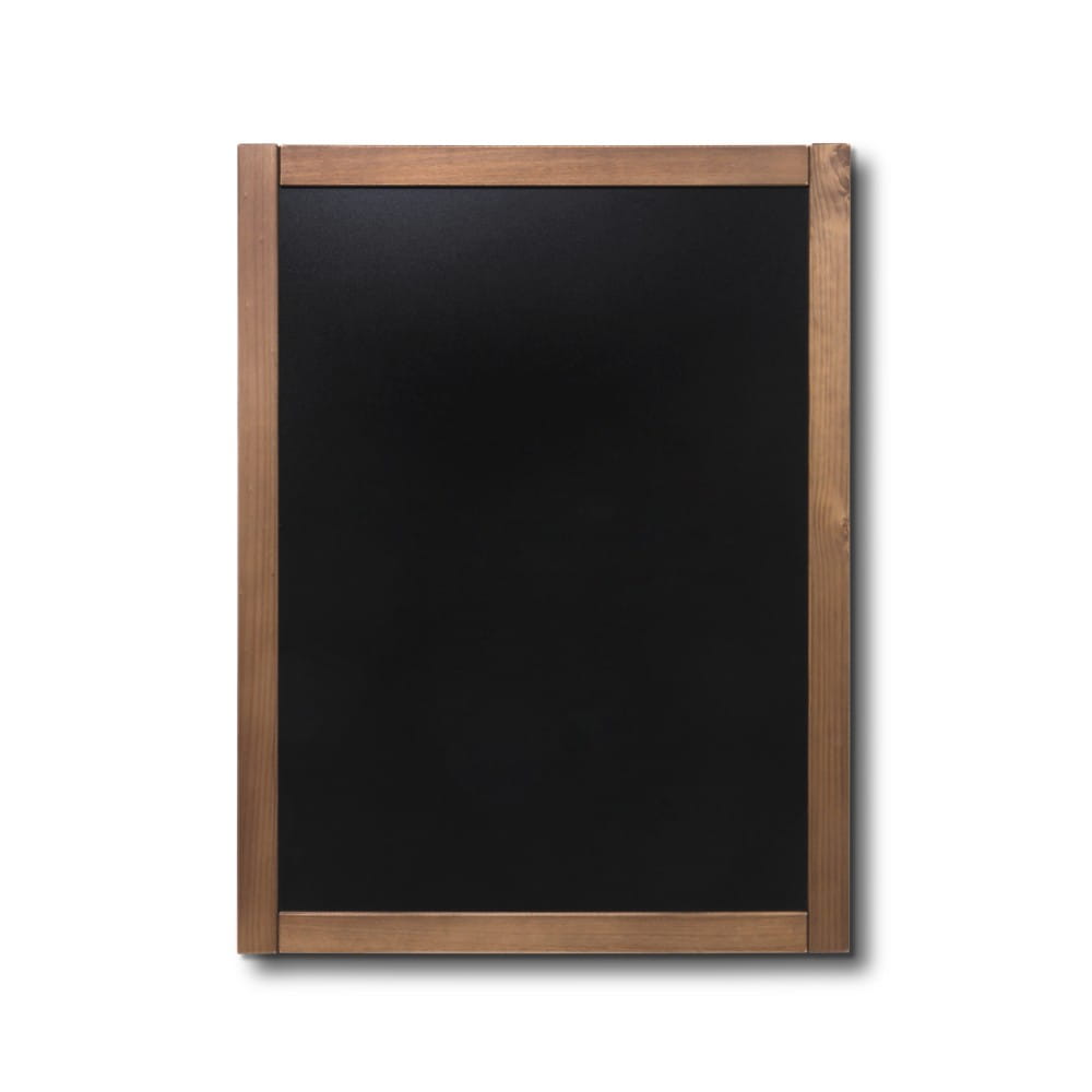 NATURE Classic Chalkboard  Light brown 60 x 80 cm, Wooden Chalkboard with a Black Surface for Writing with Chalk Markers