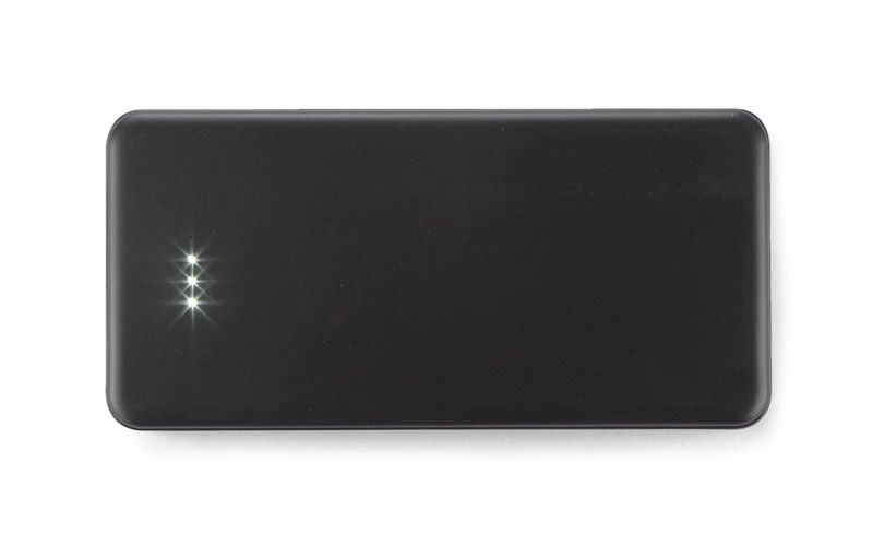 Power bank SIMPLE 10000 mAh czarny z logo