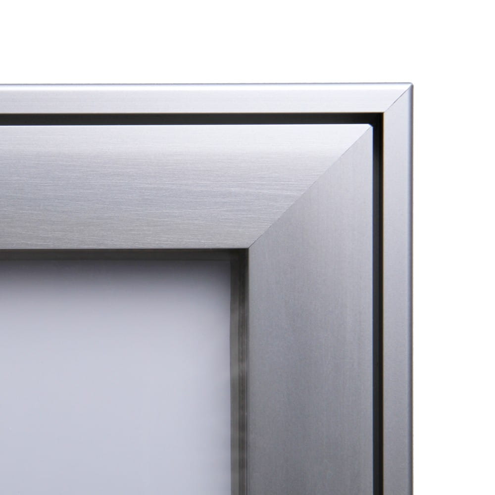 SCS 12xA4 Magnetic Display Case 88x92 cm Closed with a Key for Indoor Use, Indoor and Outdoor Display Cabinet, Advertising Display Case, Information Display Case, Notice Board, Information Board