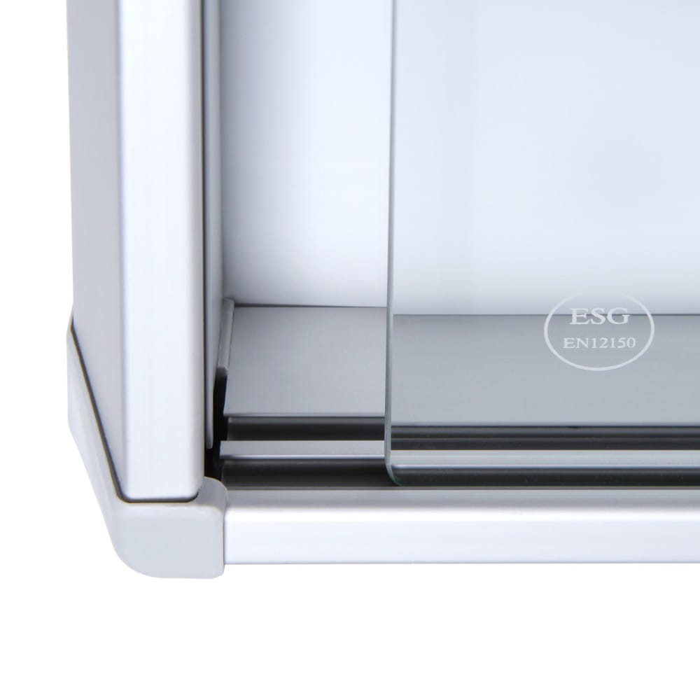 SL 10xA4 Magnetic Display Case 110x61 cm with Sliding Door, Locked with a Key for Internal Use, Display Cabinet, Advertisement Display, Information Display, Notice Board, Information Board