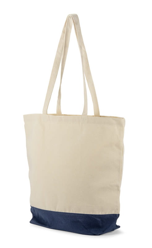 Torba bawełniana VIBO 340 g granatowy z logo
