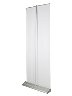 Orient Roll-up 80 x 200 cm rolled advertising stand with a printout