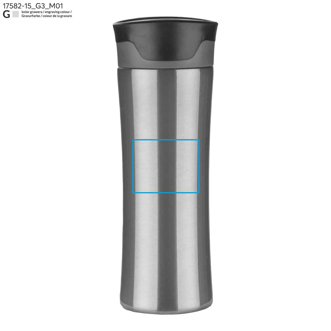 Kubek termiczny ARCTIC 400 ml grafitowy