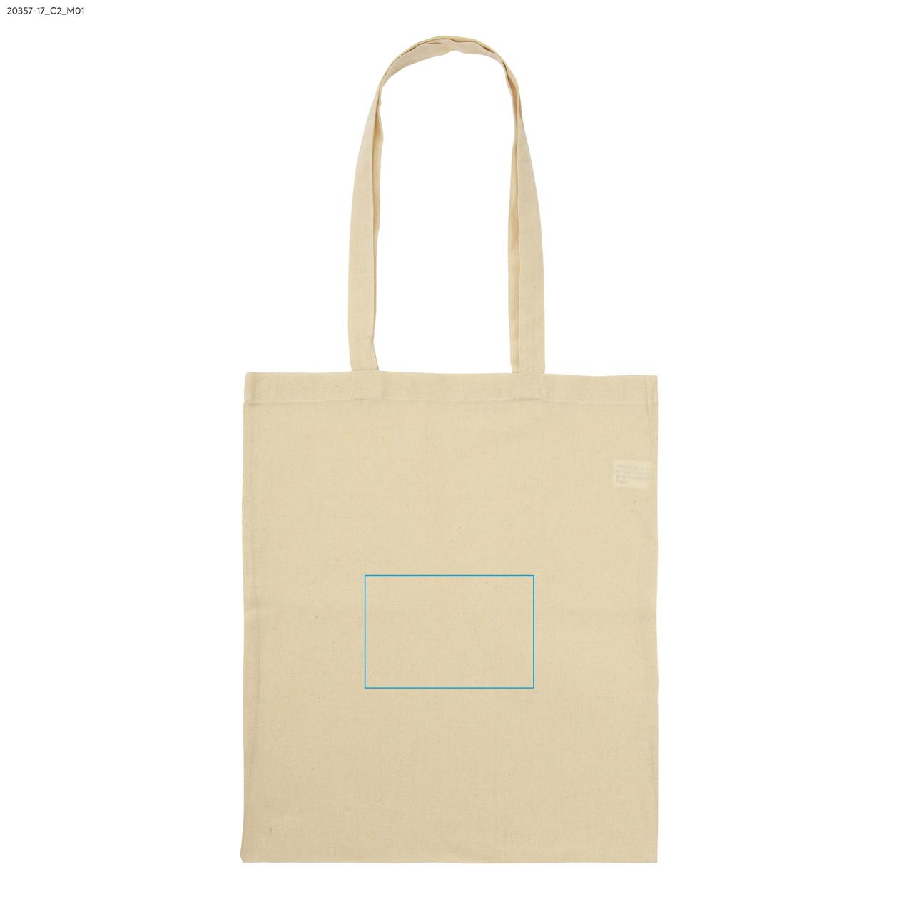 Torba bawełniana STONO 220 g beżowy (naturalny) z logo