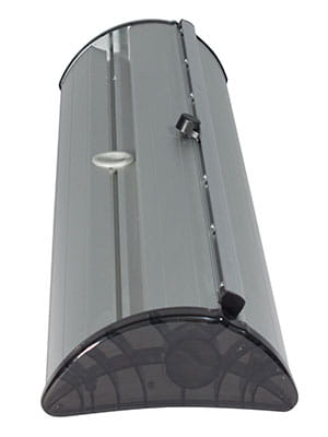 Case - Barracuda Roll-up  240 x 200 cm roll-up advertising stand with a print