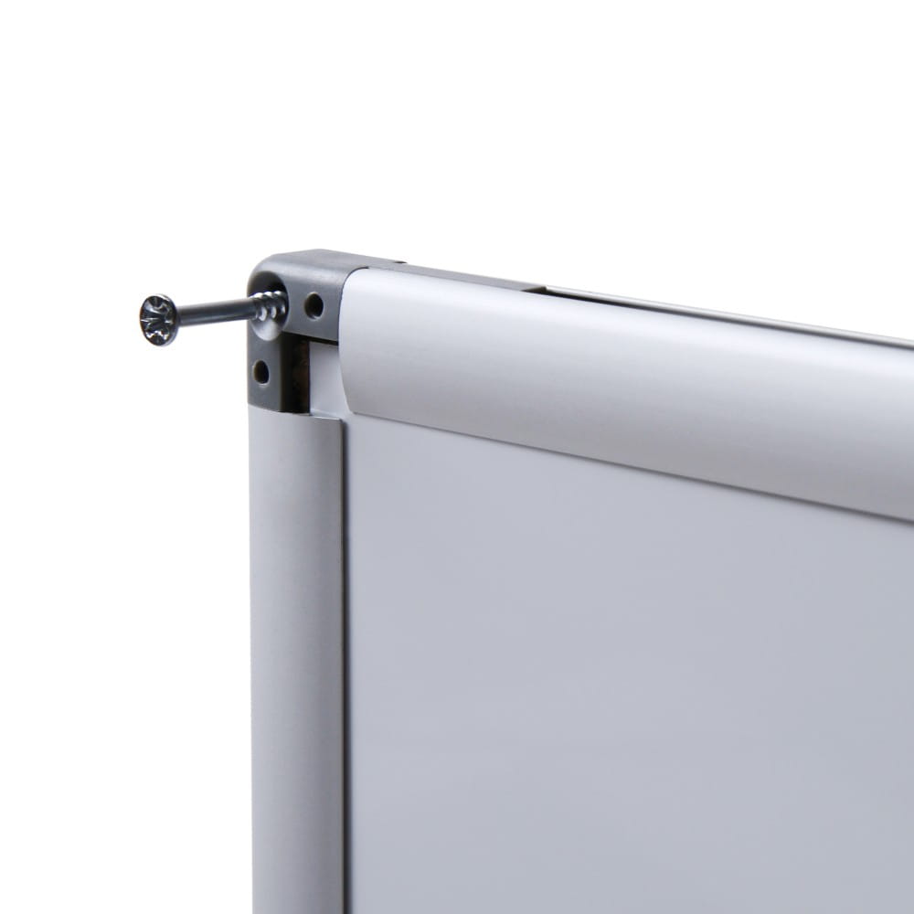 SCRITTO® Economy Magnetic Dry-Wipe Board 180 x 90 cm  White Magnetic Dry-Wipe Board for School or Office for Writing with a Marker Pen or a Felt-tip Pen