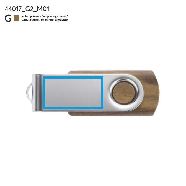 USB paměť TWISTER WALNUT 16 GB hnědá