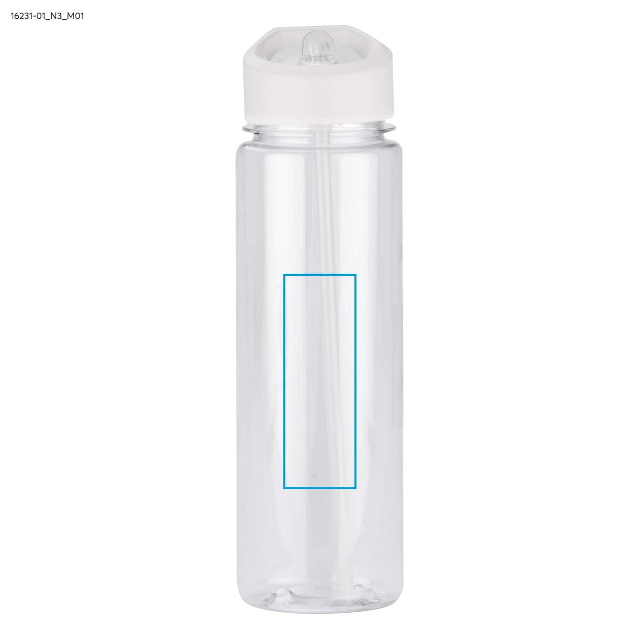 Butelka rPET RELITO 650 ml biały