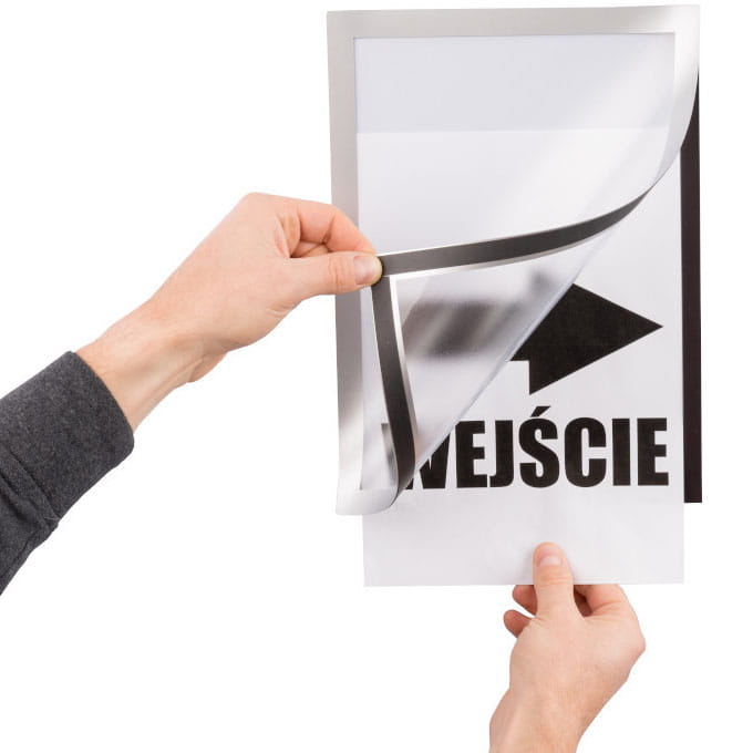 Jednoduchá výměna obsahu v magnetickém informačním rámečku