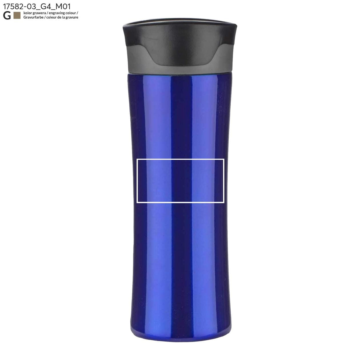 Kubek termiczny ARCTIC 400 ml niebieski
