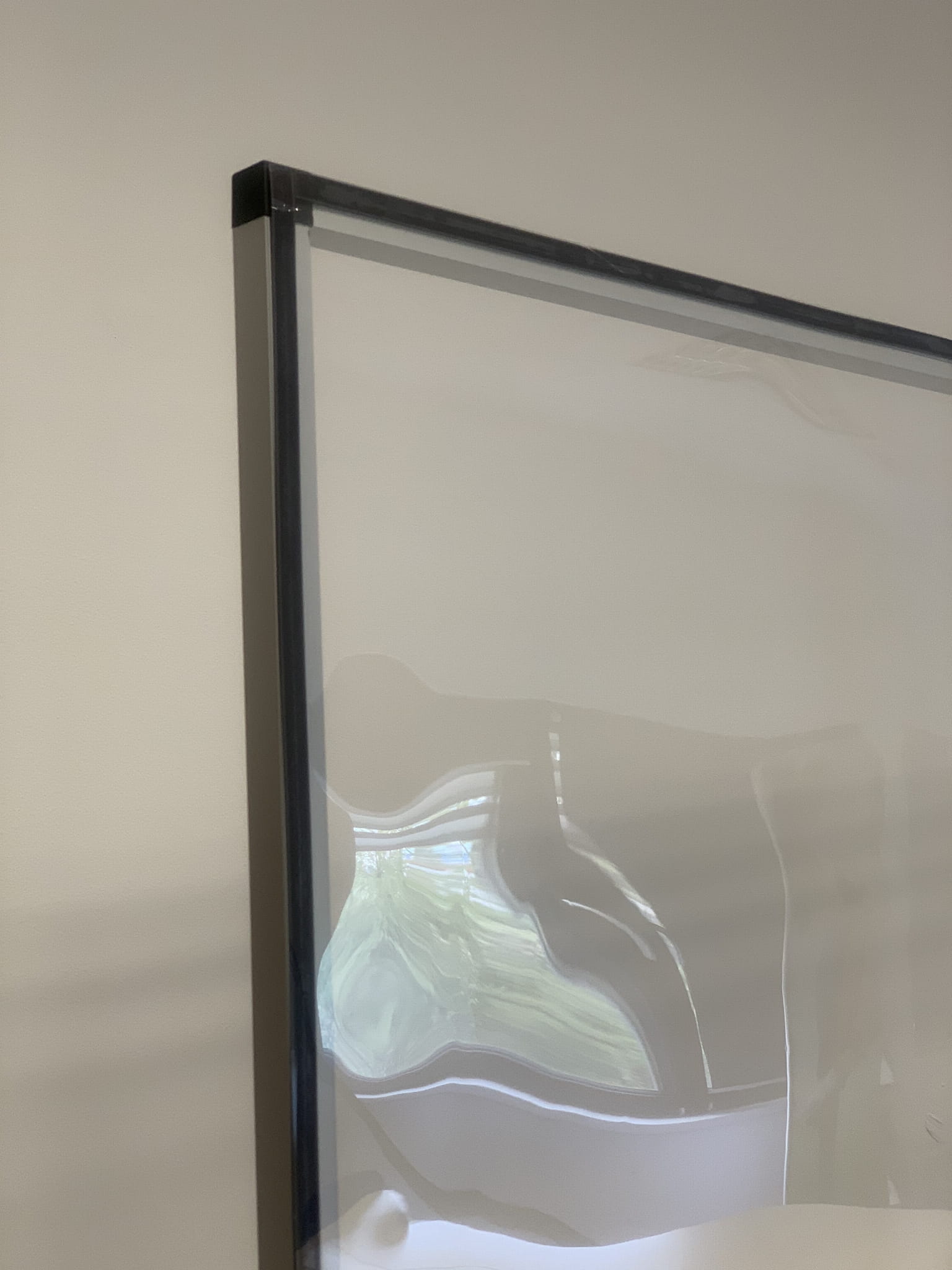 Protective glass, floor standing partition, plexiglass antiviral PET cover, plexiglass high standing to put on the ground protective screen 100 x 200 cm